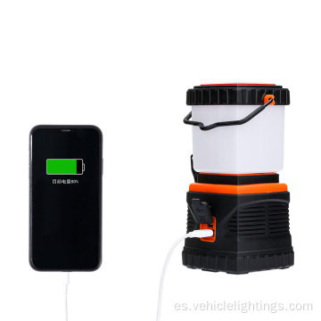 Luz de campamento recargable LED de lámpara de emergencia